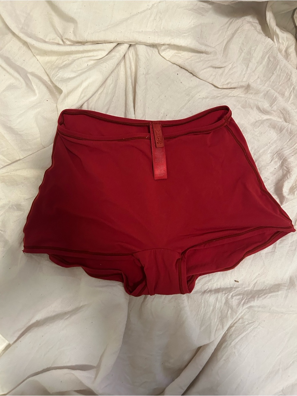 Red skims shorts